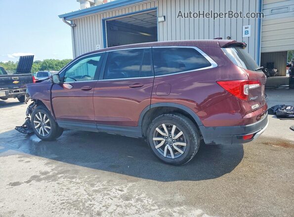 5FNYF6H49LB013878 2020 HONDA PILOT Бордовый Задняя левая четверть