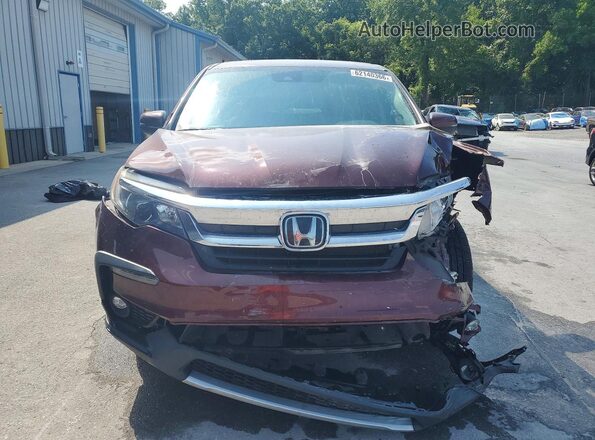 5FNYF6H49LB013878 2020 HONDA PILOT Бордовый Вид спереди