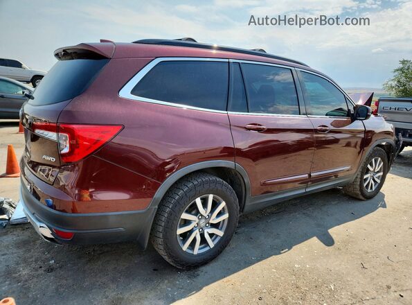 5FNYF6H4XKB036584 2019 HONDA PILOT Burgundy Tył prawy