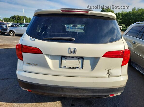 5FNYF6H50JB024743 2018 HONDA PILOT White Հետևի տեսք