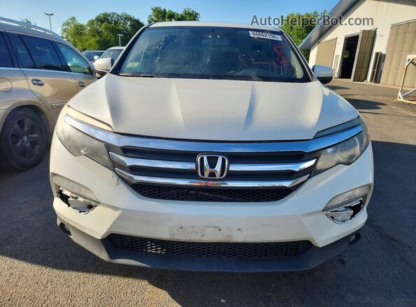 5FNYF6H50JB024743 2018 HONDA PILOT White Դիմացի տեսք