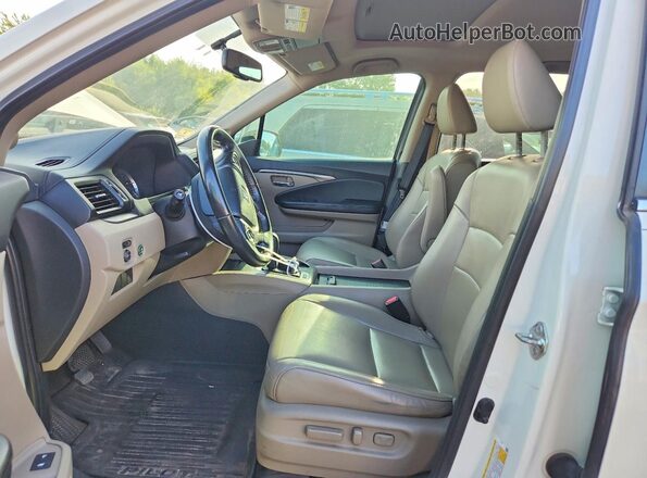 5FNYF6H50JB024743 2018 HONDA PILOT White Սալոնի դիմացի տեսք