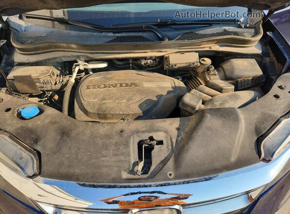 5FNYF6H50KB028583 2019 HONDA PILOT Blue Շարժիչի բաժամունքի տեսք