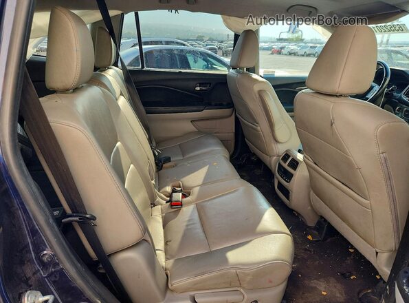 5FNYF6H50KB028583 2019 HONDA PILOT Blue Սալոնի հետևի տեսք