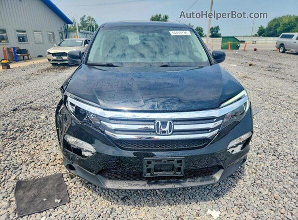 5FNYF6H51HB083892 2017 HONDA PILOT Black Вид спереду