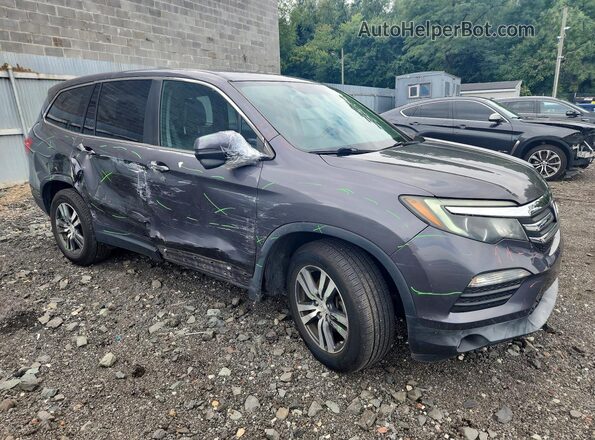 5FNYF6H51JB017736 2018 HONDA PILOT Gray Przód prawy