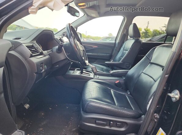 5FNYF6H51JB054785 2018 HONDA PILOT Black Widok wnętrza z przodu