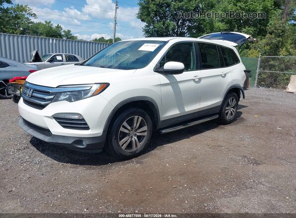 5FNYF6H52HB036581 2017 HONDA PILOT White Przód lewy