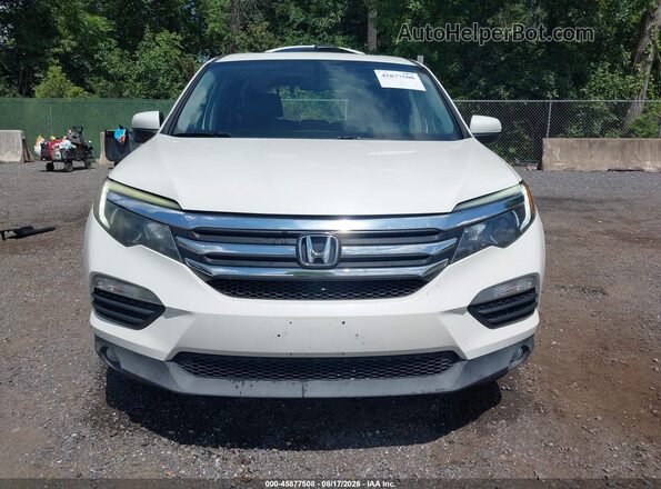 5FNYF6H52HB036581 2017 HONDA PILOT White Widok zestawu wskaźników