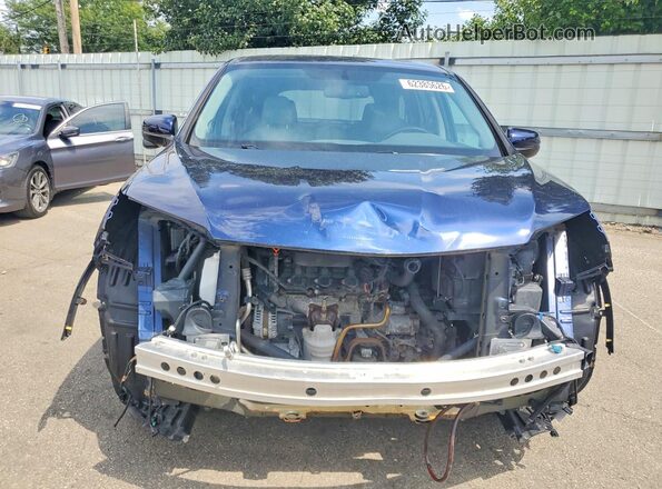 5FNYF6H52HB079267 2017 HONDA PILOT Blue Widok z przodu