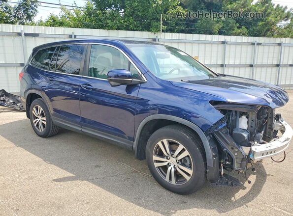 5FNYF6H52HB079267 2017 HONDA PILOT Blue Przód prawy