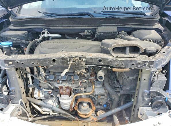 5FNYF6H52HB079267 2017 HONDA PILOT Blue Widok komory silnika