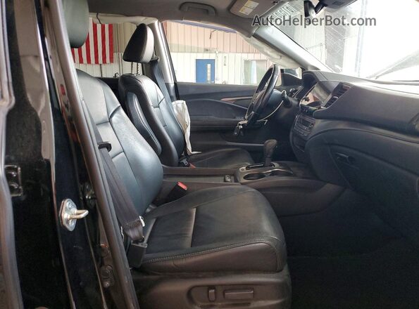 5FNYF6H52LB025900 2020 HONDA PILOT Black წინა სალონის ხედი