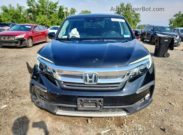 5FNYF6H52MB058719 2021 HONDA PILOT Black Widok z przodu
