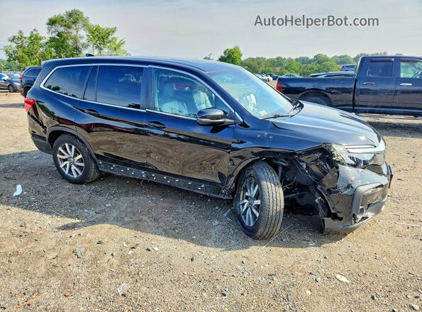 5FNYF6H52MB058719 2021 HONDA PILOT Black Przód prawy