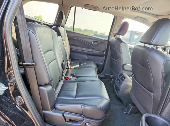 5FNYF6H52MB058719 2021 HONDA PILOT Black Widok wnętrza z tyłu