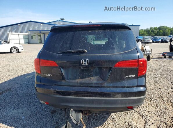 5FNYF6H53GB095346 2016 HONDA PILOT Black Rear view