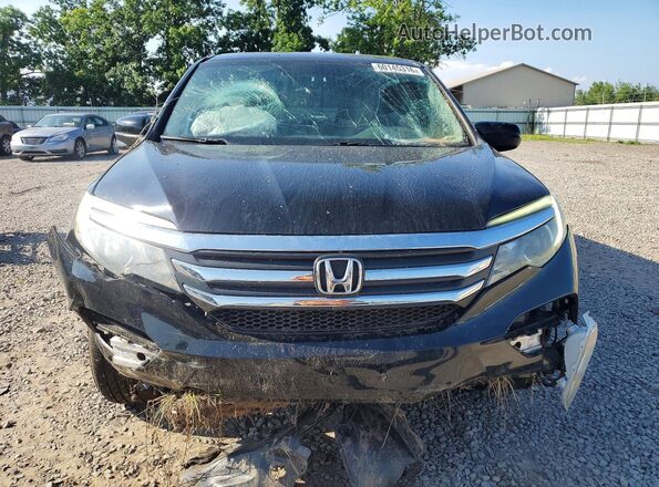 5FNYF6H53GB095346 2016 HONDA PILOT Black Front view