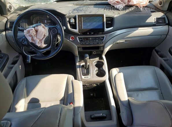 5FNYF6H53GB095346 2016 HONDA PILOT Black Dashboard view