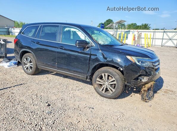 5FNYF6H53GB095346 2016 HONDA PILOT Black Front right