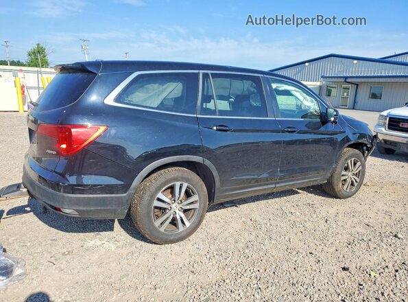 5FNYF6H53GB095346 2016 HONDA PILOT Black Rear right