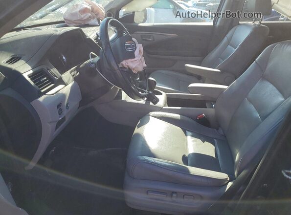 5FNYF6H53GB095346 2016 HONDA PILOT Black Front interior view