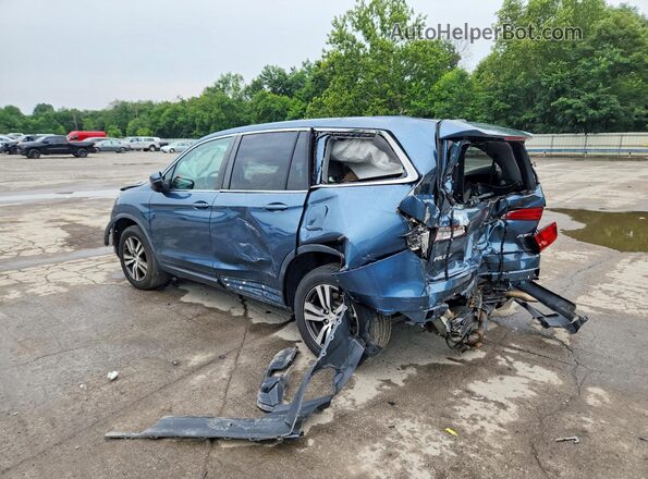 5FNYF6H53HB039697 2017 HONDA PILOT Синий Задняя левая четверть