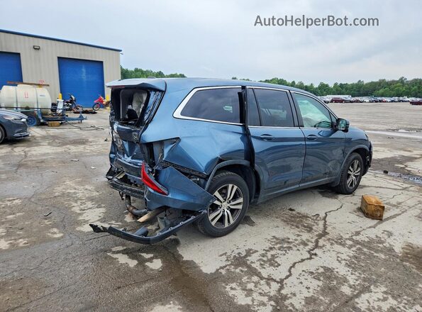 5FNYF6H53HB039697 2017 HONDA PILOT Синий Задняя правая четверть