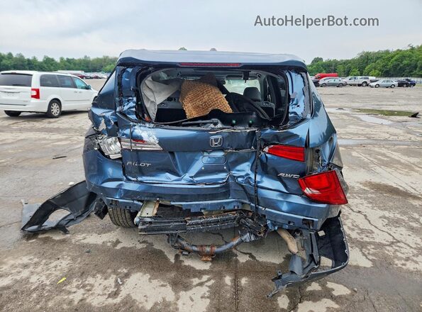 5FNYF6H53HB039697 2017 HONDA PILOT Синий Вид сзади