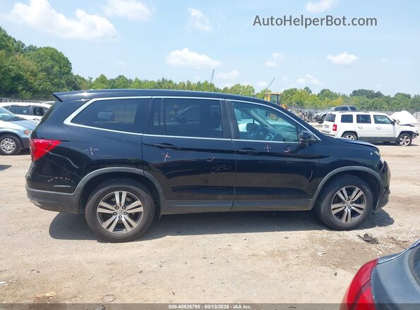 5FNYF6H53HB099298 2017 HONDA PILOT Black Widok wnętrza 360 stopni