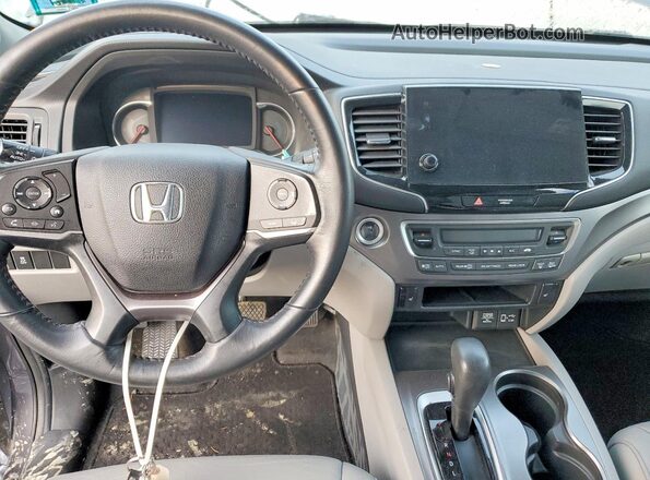 5FNYF6H53KB028674 2019 HONDA PILOT Gray Dashboard view