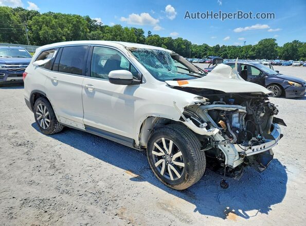 5FNYF6H53KB061030 2019 HONDA PILOT White Przód prawy