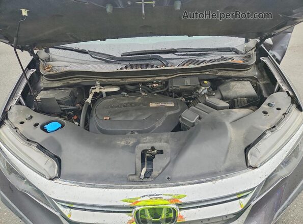 5FNYF6H53LB034444 2020 HONDA PILOT Gray Вид підкапотного простору
