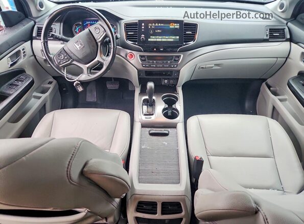 5FNYF6H53LB034444 2020 HONDA PILOT Gray Вид панелі приладів