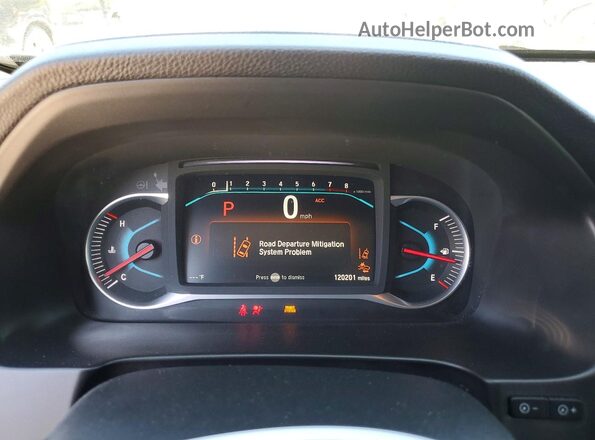 5FNYF6H53LB059327 2020 HONDA PILOT Черный Вид щитка приборов