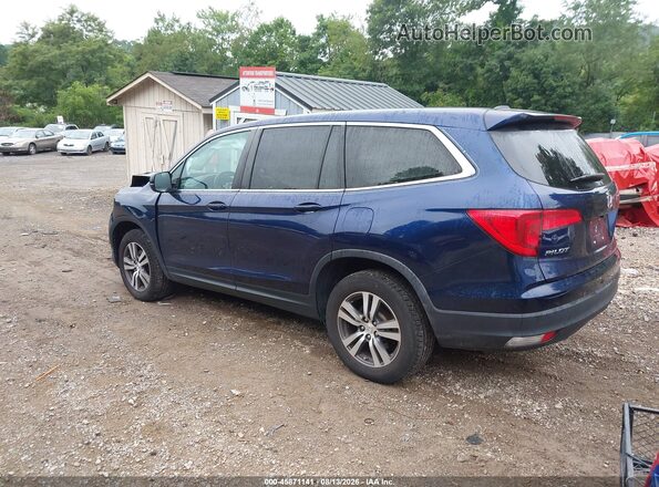 5FNYF6H54HB071106 2017 HONDA PILOT Blue Trasero izquierdo