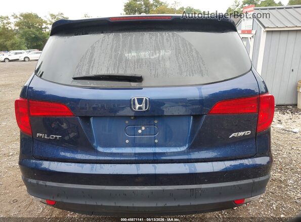 5FNYF6H54HB071106 2017 HONDA PILOT Blue 