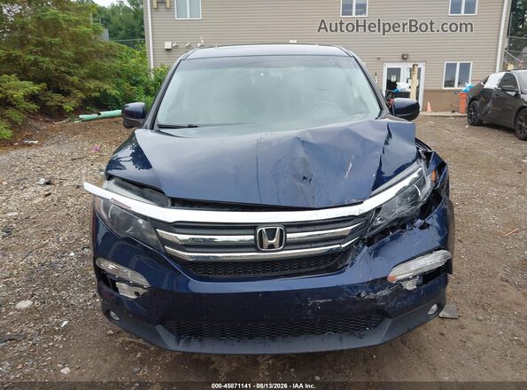 5FNYF6H54HB071106 2017 HONDA PILOT Blue Vista del cuadro de instrumentos