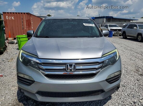 5FNYF6H54JB008710 2018 HONDA PILOT Silver Вид спереду