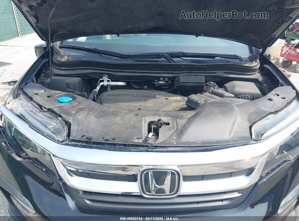 5FNYF6H54KB055236 2019 HONDA PILOT Черный Вид сзади