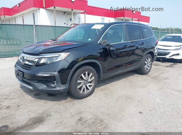 5FNYF6H54KB055236 2019 HONDA PILOT Черный Передняя левая четверть