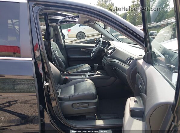 5FNYF6H54KB055236 2019 HONDA PILOT Черный Вид салона спереди