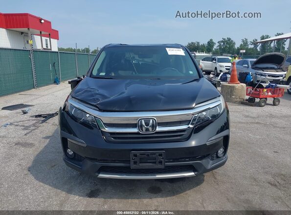 5FNYF6H54KB055236 2019 HONDA PILOT Черный Вид задней части салона