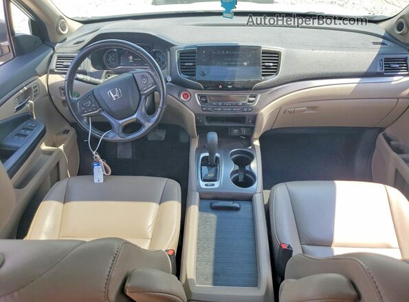 5FNYF6H54LB046747 2020 HONDA PILOT White წინა პანელის ხედი