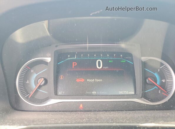 5FNYF6H54LB046747 2020 HONDA PILOT White ხელსაწყოთა პანელის ხედი