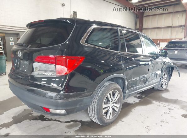 5FNYF6H55HB047364 2017 HONDA PILOT Black Trasero derecho