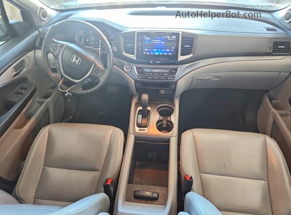 5FNYF6H55JB019800 2018 HONDA PILOT Silver წინა პანელის ხედი