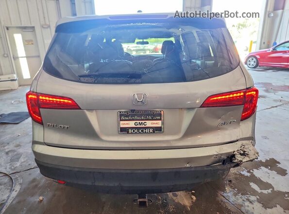 5FNYF6H55JB019800 2018 HONDA PILOT Silver უკანა ხედი