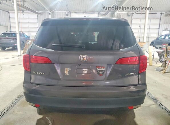 5FNYF6H55JB050223 2018 HONDA PILOT Charcoal Вид ззаду