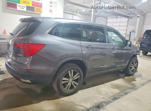 5FNYF6H55JB050223 2018 HONDA PILOT Charcoal Задня права чверть